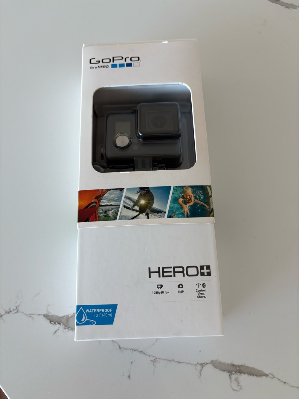 GoPro HERO+ Black with Clear Waterproof Housing